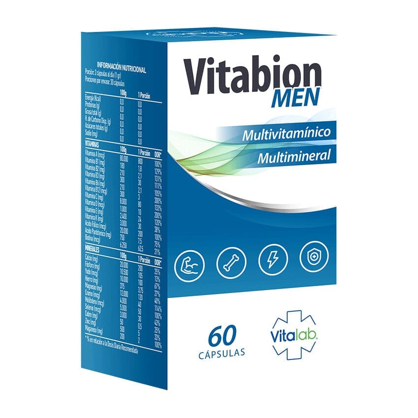 Vitabion men x 60 cápsulas Farmex-Pluxee-Persistente